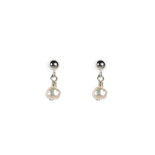 angel earrings - sterling silver