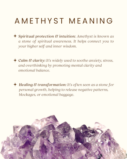 lottie bracelet - amethyst