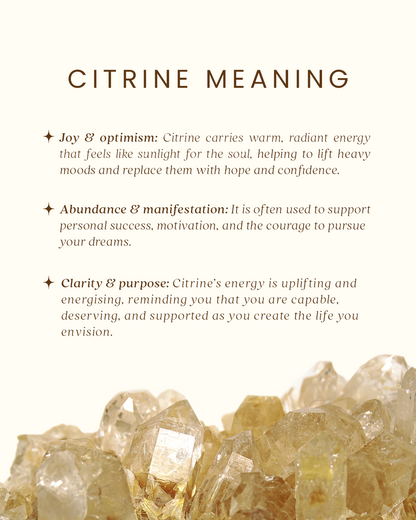 lottie bracelet - citrine