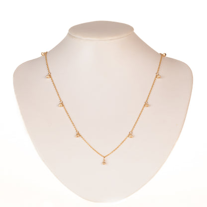 smonty lottie necklace gold bead