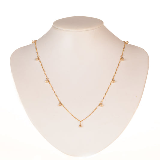 smonty lottie necklace gold bead