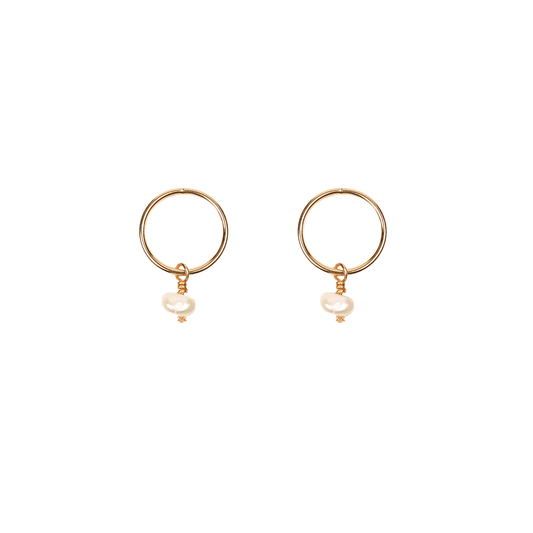 smonty charm hoop earrings