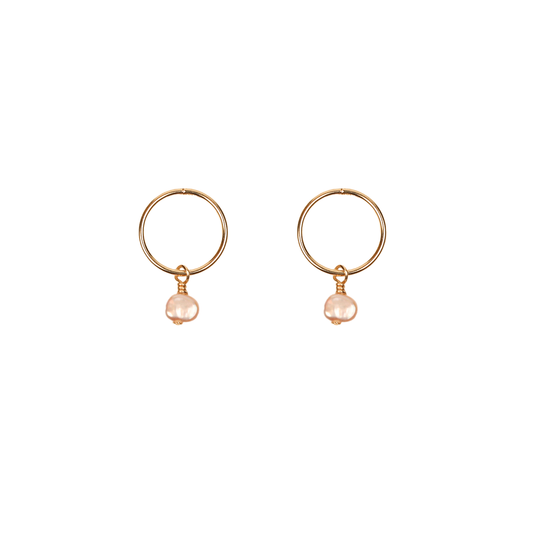 smonty charm hoop earrings