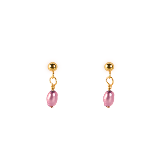 smonty purple stud earrings