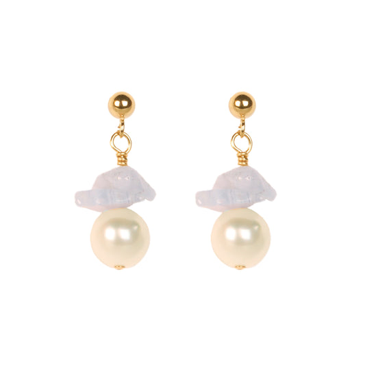 smonty bisou earrings 14k GF