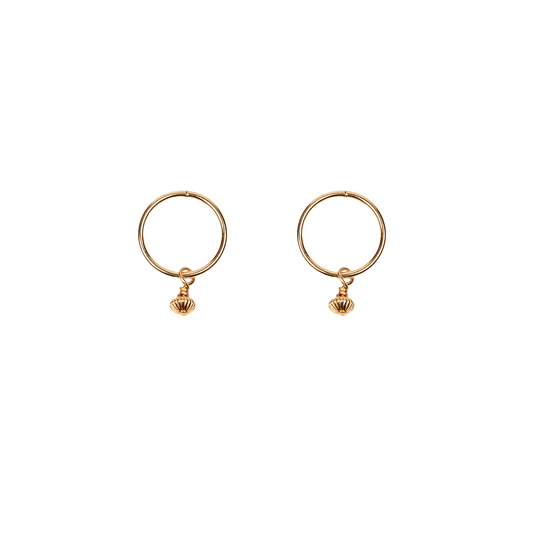 smonty charm hoop earrings