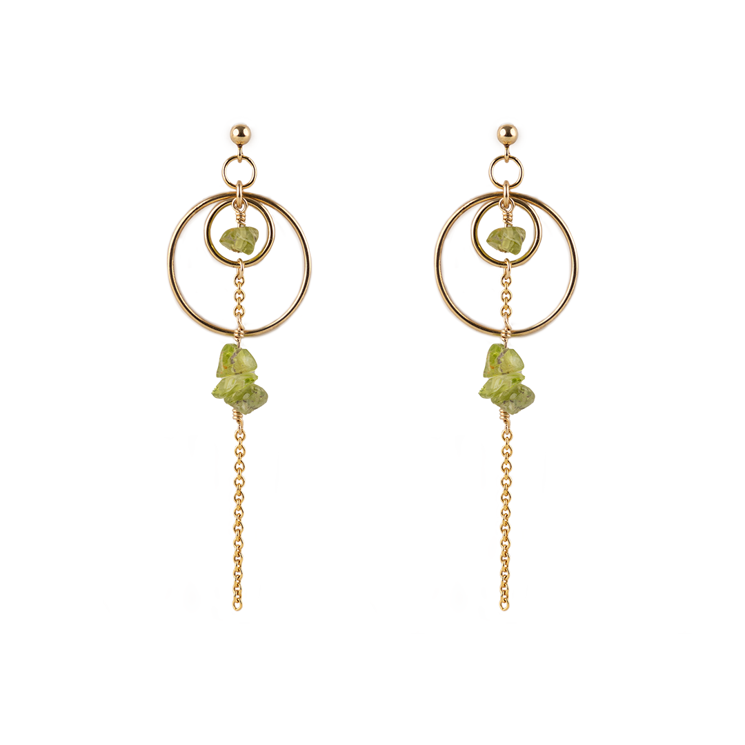 olive earrings