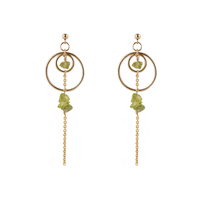 olive earrings