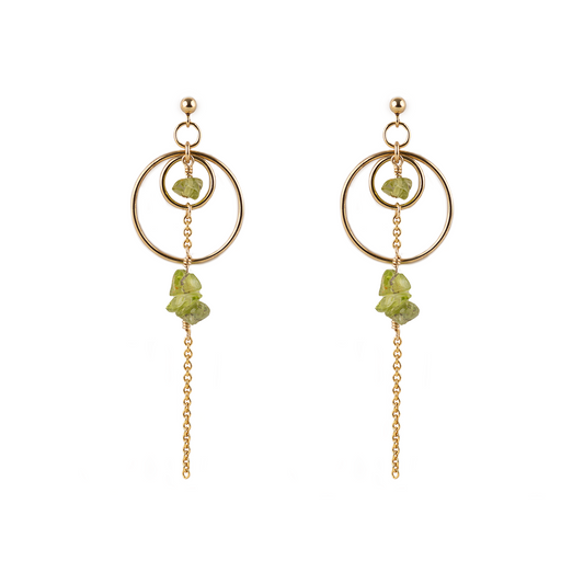 olive earrings